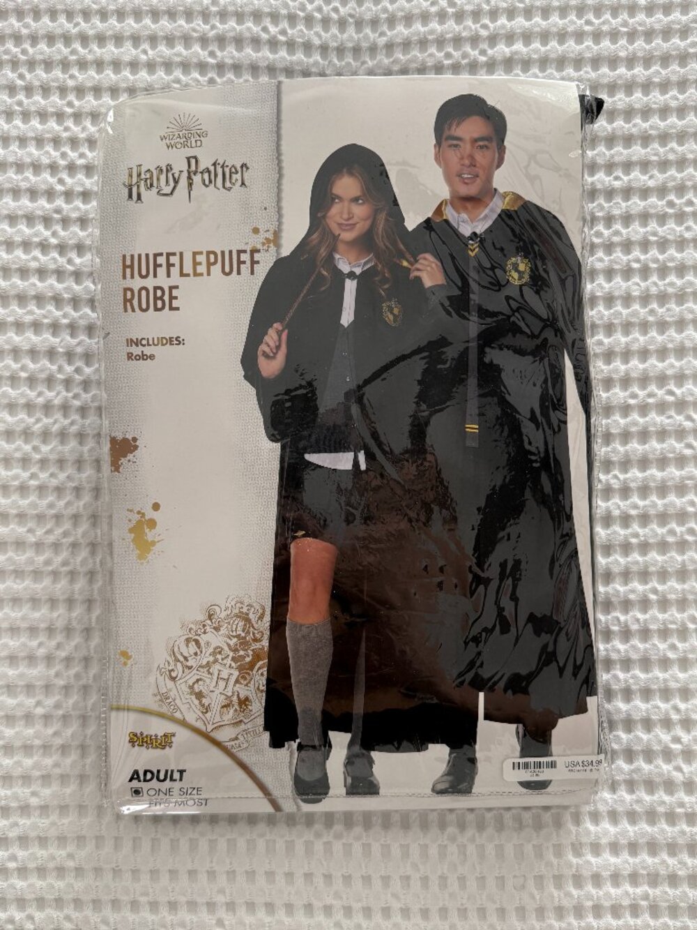 Harry Potter Hufflepuff Robe (Adult One Size)